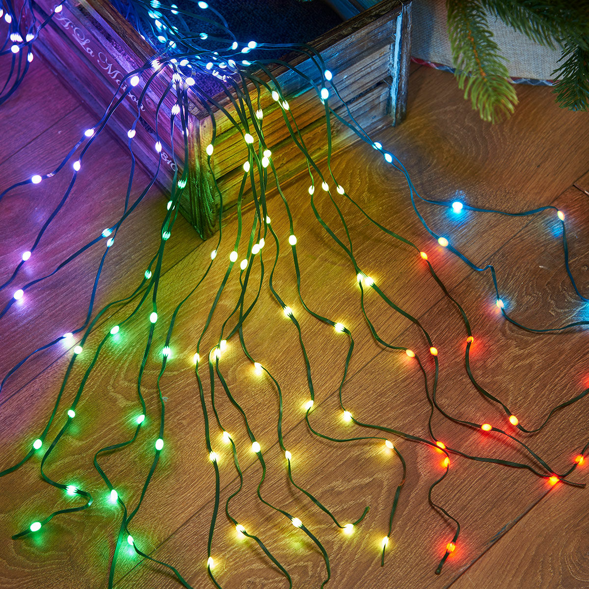 5m Indoor Digital LED Christmas Firefly Wire Lights image 1