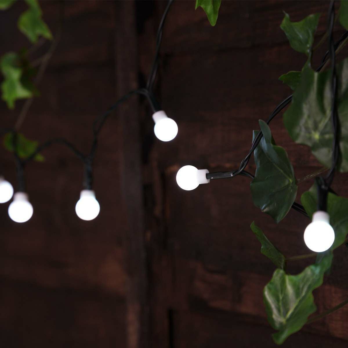 Solar Multi Function Berry Fairy Lights, 100 White LEDs, 10m image 6