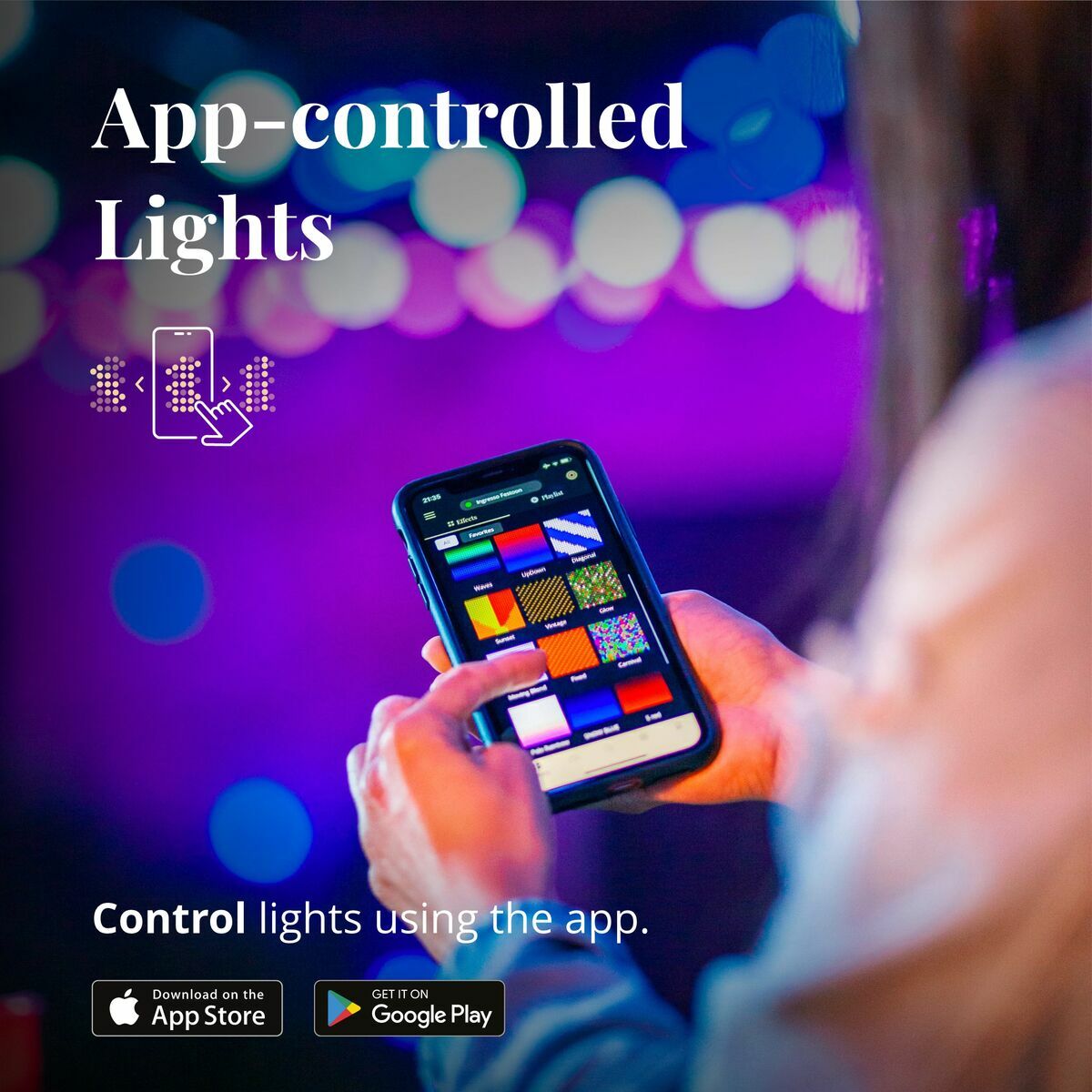 Smart App Controlled Twinkly Festoon Lights - Gen II image 4