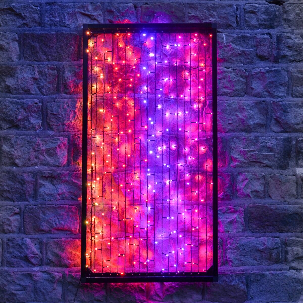 1.25m Outdoor Commercial Smart App Controlled Twinkly Christmas Rectangle Silhouette- Gen II image 6