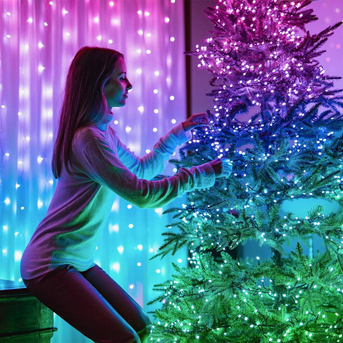 32m Smart App Controlled Twinkly Christmas Fairy Lights - Gen II - EU Plug image 3