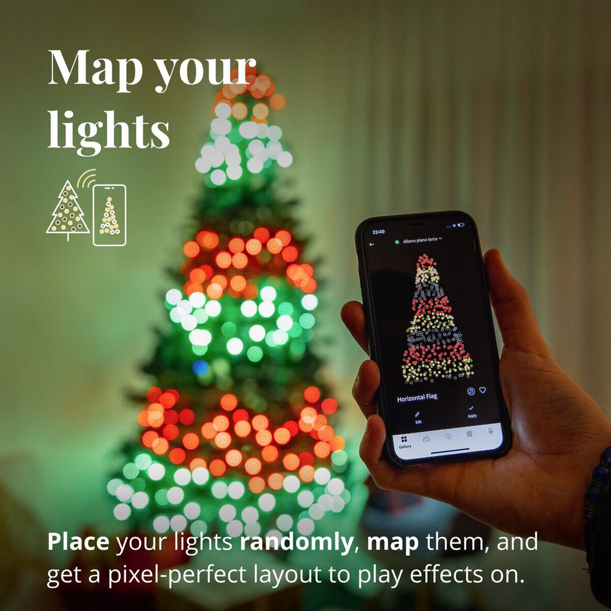 32m Smart App Controlled Twinkly Christmas Fairy Lights - Gen II - EU Plug image 8