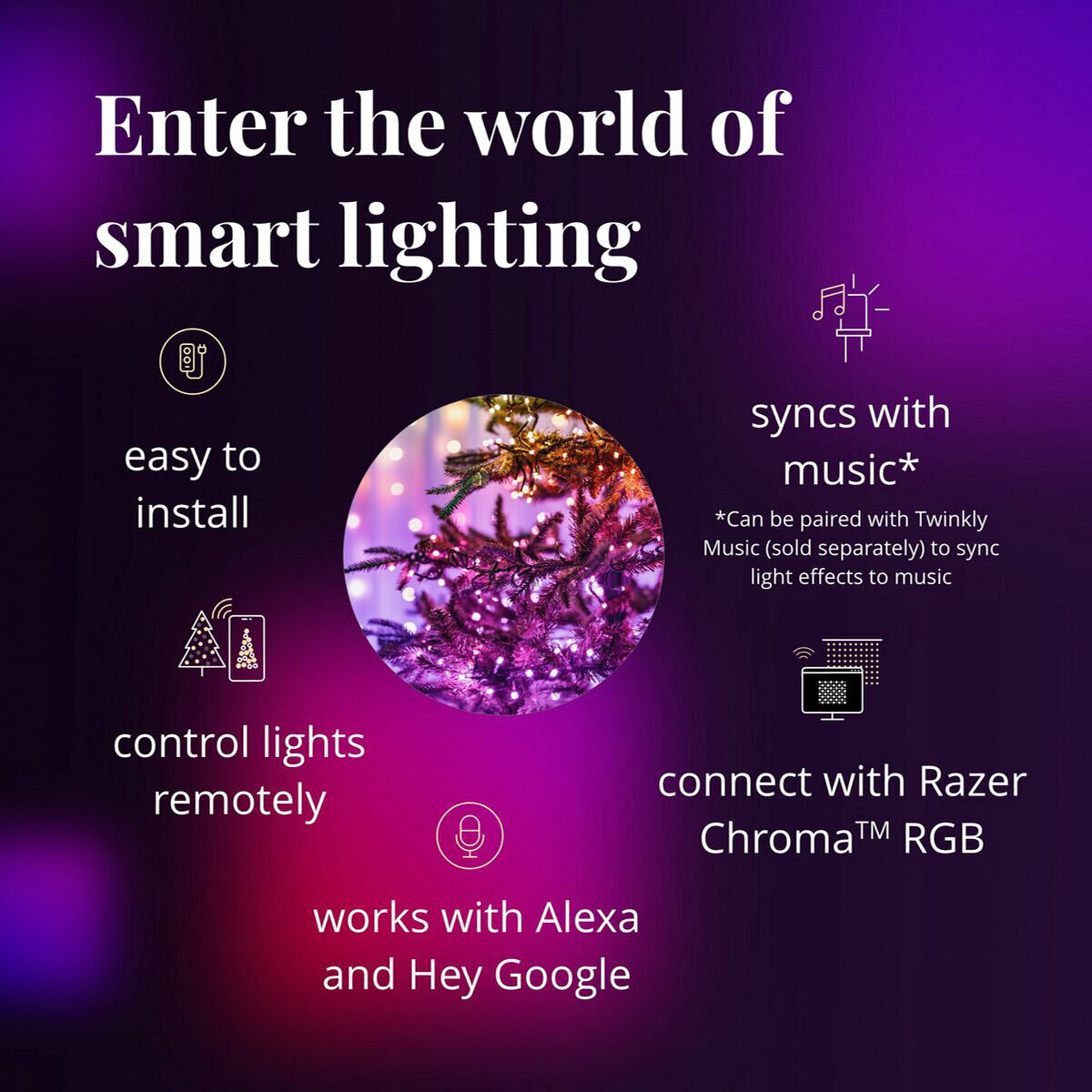 32m Smart App Controlled Twinkly Christmas Fairy Lights - Gen II - EU Plug image 9
