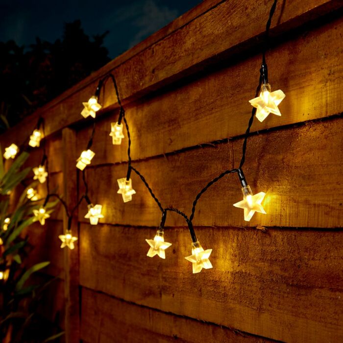 Outdoor Battery Star Fairy Lights, How To Use Timer On Fairy Lights