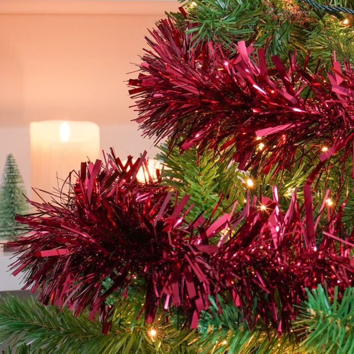 Tinsel Christmas Tree Decoration 2M 