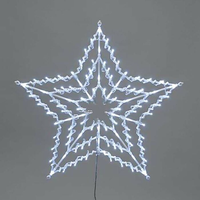 Multi-Colour WeRChristmas Star Silhouette with 100-LED Chasing and Static Settings