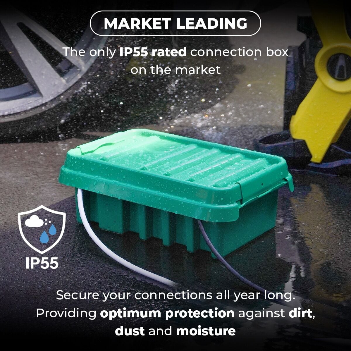 Dribox Weatherproof Medium Connection Box Black Edition image 4