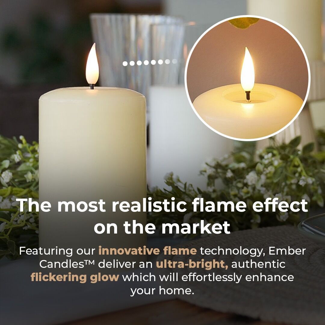 Ember™ Signature Ivory LED Candle 12.5cm image 4