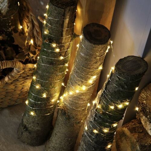 5m 50 LED Battery Micro Outdoor Wire Lights