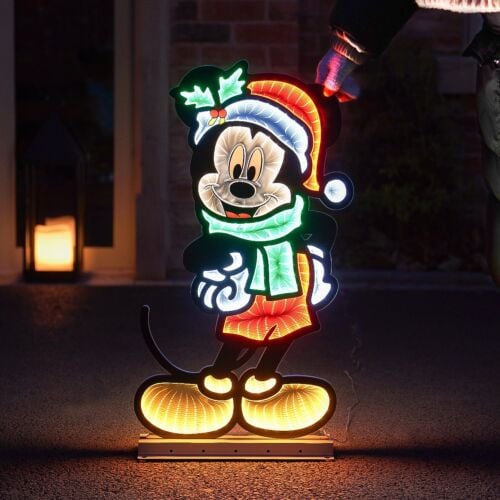 60cm Outdoor ©Disney Mickey Mouse Christmas Decoration Infinity Mirror Light