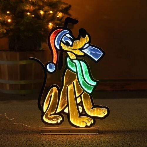 60cm Outdoor ©Disney Christmas Decoration Infinity Mirror Light Pluto