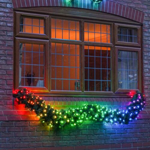 2.7m Outdoor Commercial Smart App Controlled Twinkly Christmas Garland