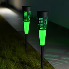 Solar Stake Lights, White and Colour Changing LEDs, Pack